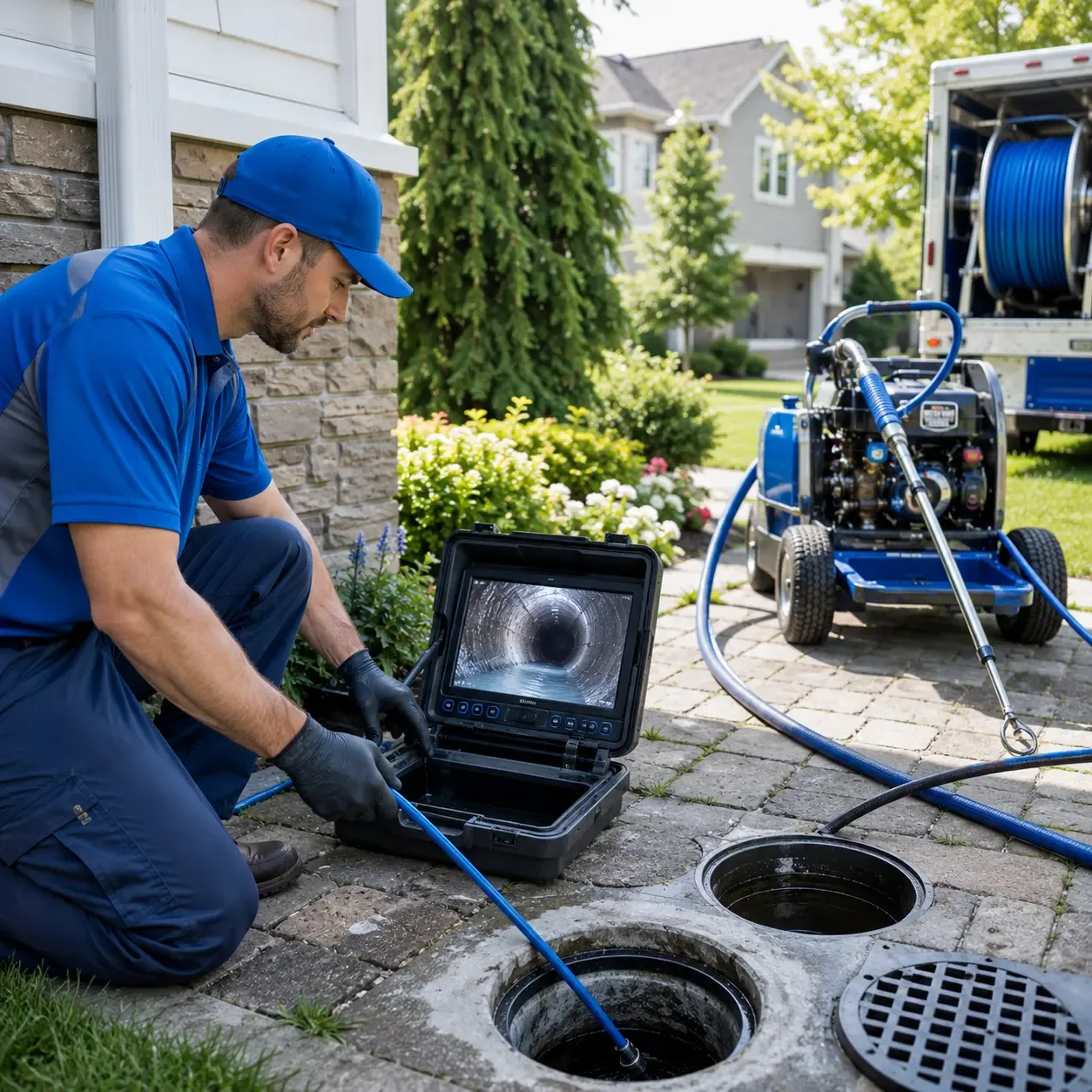 Outdoor drain cleaning professionals serving Crawfordsville, IN